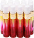 14Pcs 10ml Yellow Rose Gradient Color Spray Bottles - Refillable Makeup Travel Fine Mist Sprayer
