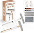 LzzzFZCF 2 Pack 5-in-1 12.6 Inches Extendable Window Squeegee with Spray, All-Purpose Window Cleaner Tool, Sponges