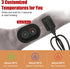 Neck Massager with Heat - Heated Neck Brace for Pain Relief, 3 Modes & 3 Heat Settings, Portable USB Neck Wrap