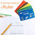 3X Card Lens Magnifier 3.5" x 2" with Protective Sleeves and Ruler Scale, Flexible Fresnel Lens, 3 Pack