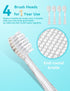 Set 4. SG-513 SG-2139 SG-977 SEAGO Kids Replacement Brushes, of Compatible Models (Clear, L)