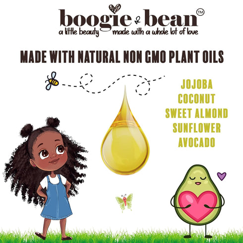 Kids Curly Hair Products - Natural Coconut Mango Hair Butter for Braids & Twists