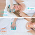 Gel Beads Ice Pack Ice Bag with Strap, Reusable Hot & Cold Compress for Knee, Shoulder, Back, Ankle (Blue)