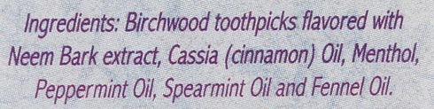 Auromere Ayurvedic Neem Toothpicks, 100 CT