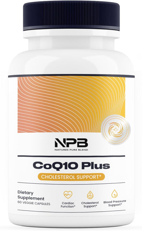Nature's Pure Blend COQ10 Plus, Nutritional Supplements for Heart Health, Blood Pressure & Energy Support