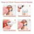 Replacement Heads for Flawless Facial Hair Remover, Generation 3 Blades for Women, 2 Pack