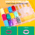 YGDZ Elastic Hair Bands 1500pcs Rubber Bands 80pcs Cotton Toddler Hair Ties Colorful Holders