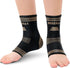 Ankle Brace for Men and Women, Copper Infused Compression Sleeve for Sprained Ankle, Plantar Fasciitis, Foot Pain Relief