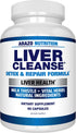 Arazo Nutrition Liver Cleanse Detox & Repair Formula – Milk Thistle Herbal Support Supplement with Silymarin, Beet,