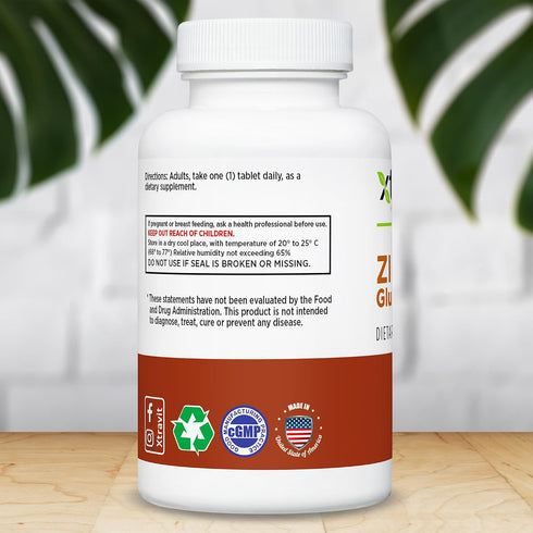 Immune 100 60 Zinc Supplement Natural Balance Supplements for Men & Women - Support Skin, Hair, Nails, & Overall