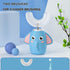 SNOWROSE 8 IPX7 2-12 Pcs Soft Bristles Kids Toothbrushes and Kids Electric Toothbrush U-Shaped Ultrasonic Waterproof