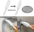 2 Pack Pumice Stone for Toilet Bowl Cleaning with Handle, Scouring Stick for Hard Water Rings and Rust (White)