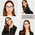 EYEURL Cat Eye Reading Glasses for Women - Set of 2 Blue Light Blocking Computer Readers +1.5 Quality Frame