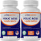 Vitamatic Folic Acid 1000 mcg (1 mg) - Vegetarian Tablets - 240 Count (Pack of 2)