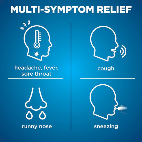 Amazon Basic Care Nighttime Cold & Flu Relief - Pain Reliever, Cough Suppressant, Antihistamine Liquid, 8 fl oz