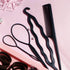 YANRONG 1159PCS Hair Accessories Set, Seamless Ponytail Holders, Variety Scrunchies for Thick Curly Hair, Brown