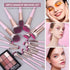 MAANGE 18Pcs Makeup Brush Set, Premium Synthetic Foundation Face Powder Blush Brushes (Pink)