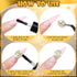 Lounsweer 50 Pcs Halloween 3D San Judas Nail Charm, Mini Virgin Mary Nail Gems Shiny Zircon Alloy Jesus Art Charms.