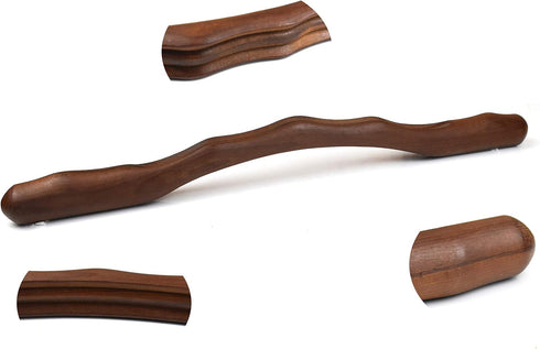 QYLHH Short Massage Stick Roller Wood Gua Sha Tool for All of Your
