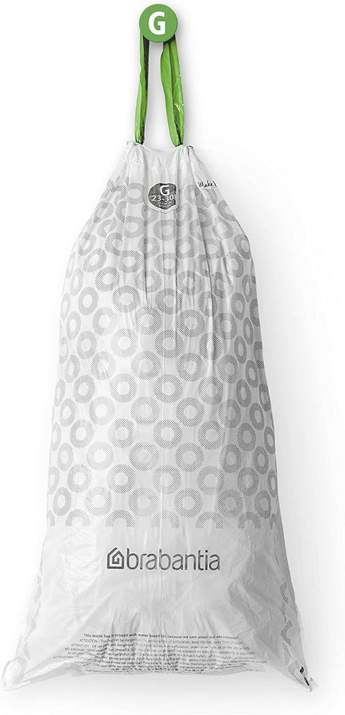 Brabantia 375668 Dispenser Pack Bin Liners, 23/30-Liter