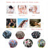 Shower Cap for Women & Men - Waterproof Double Layer Reusable Elastic Bath Caps for Boys & Girls Hair Cap for Shower