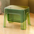 Generic Bath Stool - Modern Acrylic Style Small Furniture, Thickened PET Materials Support; minimalists Corner Storage