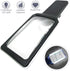 MagniPros 3X with 5X Zoom Magnifying Glass, 10 Anti Glare LEDs for Low Vision, Seniors