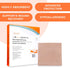 MedVance MedHeal Silver Calcium Alginate Ag Sterile Highly Absorbent Antibacterial Dressing, 5 Count