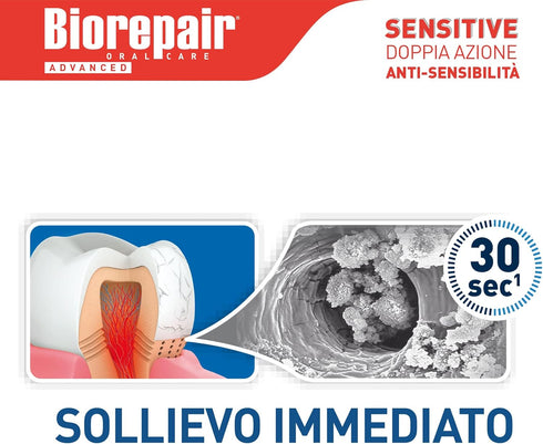 Biorepair Advanced Sensitive Oral Care Toothpaste, 75ml 2.5fl.oz