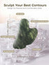 tophld Gua Sha Facial Tool Jade Guasha Tool for Face, Neck & Body Gua Sha Tool for Lymphatic Drainage, Puffiness