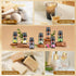 Set, 20 10ML Natural Essential Oils Gift x Essential Oil for Diffuser, Humidifiers, Skin Care, Massage, Fragrance Oil
