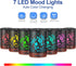 with7 Essential Oil Diffuser- Aromatherapy Diffuser Colors Light and Auto-Off for Women Metal Cool Mist Humidifier
