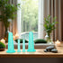 Tnyvm 4Pcs Set Green Massage Cupping Silicone Mini Facial Cups Face Massager Helper Skin Care Neck Back Eyes Massaging