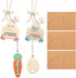 BOARDFEB Easter Money Holders Set of 3, Premium Wooden Gift Card Holders