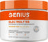 Genius Electrolytes Powder Drink Mix, Orange Fizz, 30 Servings, Natural Hydration Booster & Endurance Supplement