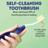 MOUTHWATCHERS Dr Plotkas Extra Soft Flossing Toothbrush, Folding Travel Toothbrush for Adults, 4 Pack