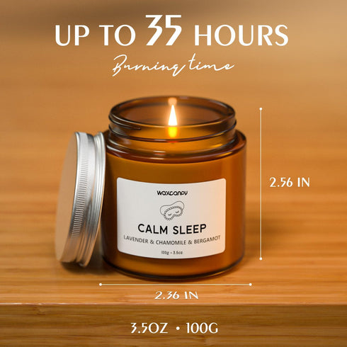 Set, 2 Pack Scented Candle Gift Soy Candles for Women, Sleep Candles for Home Scented, Aromatherapy Candle
