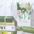 Whaline 90 Sheet Sage Gradient Green and Ivory Tissue Paper Set for Wedding Birthday Bouquet, 13.7 x 19.6 Inch