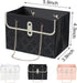 mekueeex 24 Pack Flower Paper Gift Bag, Bouquet Portable Flower Handbag Box with Metal Chain, Rectangle Wedding Gift
