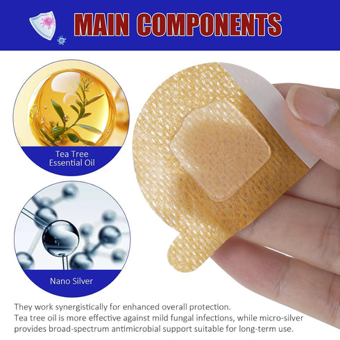 NIFEISHI (32pcs) Fungal Nail Patches for Toenails, Toenail Fungus Treatment Extra Strength for Overnight Toenail Care