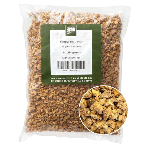 Monterey Bay Herb Co. Ginger Root Powder | Pungent Spice for Foods, Bath Soaks & Body Scrubs (1 Pound)