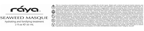 Raya Seaweed Masque (609) | Hydrating Facial Treatment Mask for All Non-Problem Skin