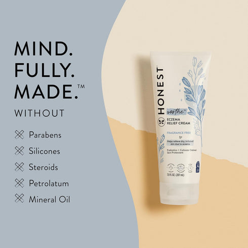 The Honest Company Eczema Soothing Therapy Cream, Gentle for Baby, 7 oz