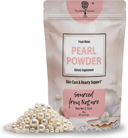 Pearl Powder Supplement for Skin Health - Anti-Aging, Antioxidant & Collagen Production, 60g