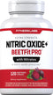 Fitness Labs Nitric Oxide Beet Root Capsules | 120 Count | Nitric Oxide Precursor Vegetarian Non-GMO