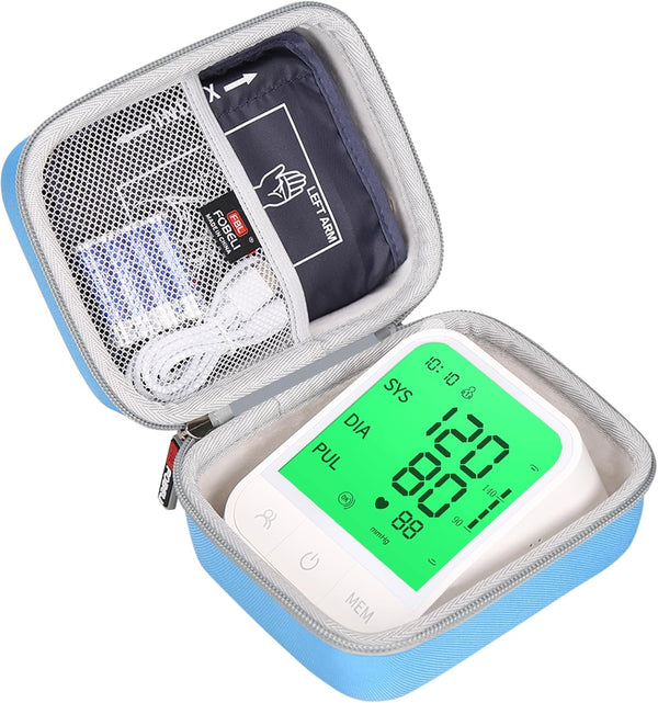 Carrying Case Compatible with Femometer/Invaxe/Alcedo Automatic Blood Pressure Monitor, Hard Protective Storage Bag