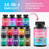 Zoyava Collagen Pills with Peptides Types I, II, III, V & X, Biotin, Keratin, Hyaluronic Acid, MSM, Vitamins A, C, E,