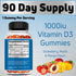 Kids Vitamin D Gummies, 90 Day Supply | Vitamin D3 for Kids (1000IU) to Support Bones, Joints & Immune System