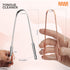 MasterMedi Tongue Scraper for Adults, 100% Stainless Steel & Copper, Easy to Use, Tongue Cleaner