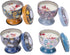Set, 4Pack Set) VINGVO Scented Candles Gift Dry Flower Candles in Decorative Tin Cans, Long Burning Aromatherapy